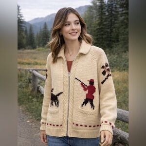 020 Mary Maxim Hunter Themed Cowichan Jacket